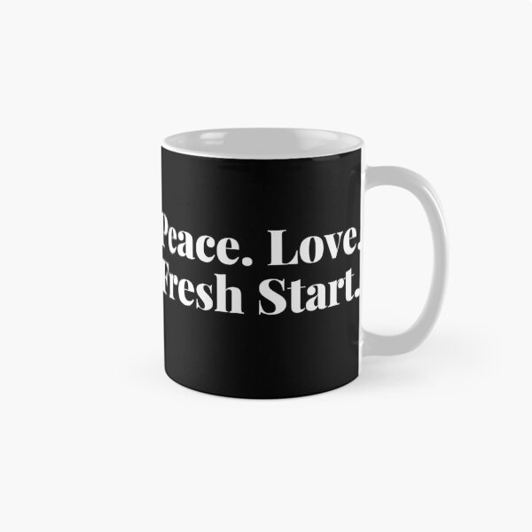 Item preview, Peace. Love. Fresh Start. Happy New Year Quote. designed and sold by That Cheeky Tee.