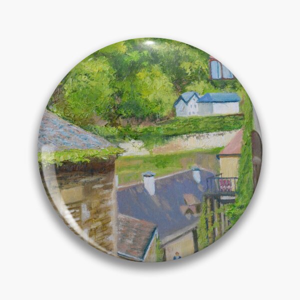 Item preview, Steep street in a French Village designed and sold by Dai Wynn Fine Art.