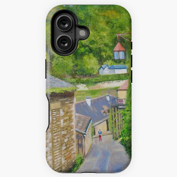 Item preview, Steep street in a French Village designed and sold by Dai Wynn Fine Art.