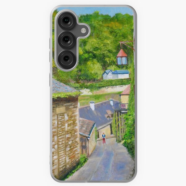 Item preview, Steep street in a French Village designed and sold by Dai Wynn Fine Art.