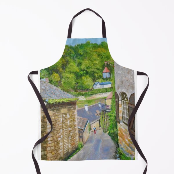 Item preview, Steep street in a French Village designed and sold by Dai Wynn Fine Art.