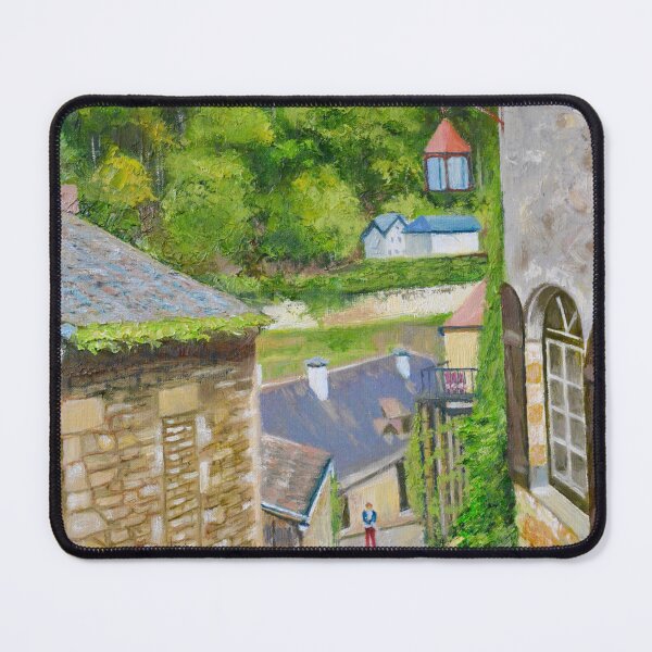 Item preview, Steep street in a French Village designed and sold by Dai Wynn Fine Art.