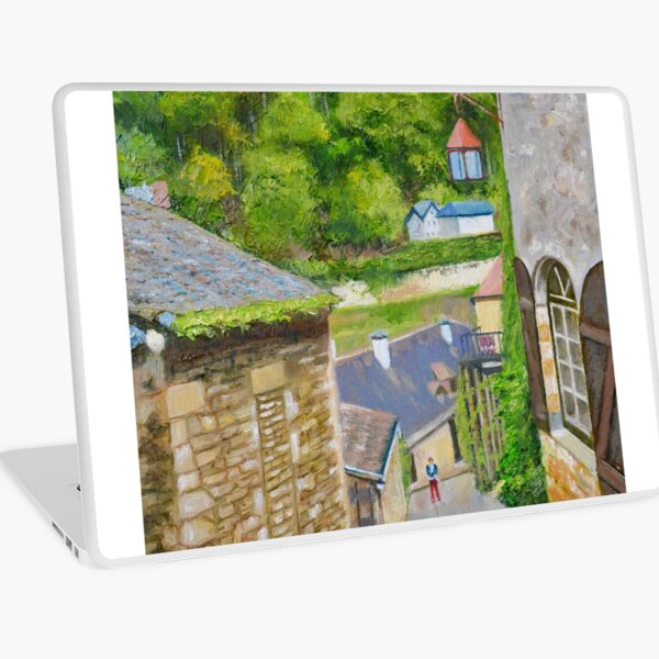 Item preview, Steep street in a French Village designed and sold by Dai Wynn Fine Art.