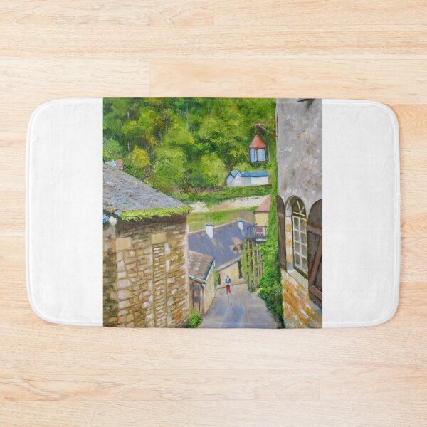 Item preview, Steep street in a French Village designed and sold by Dai Wynn Fine Art.