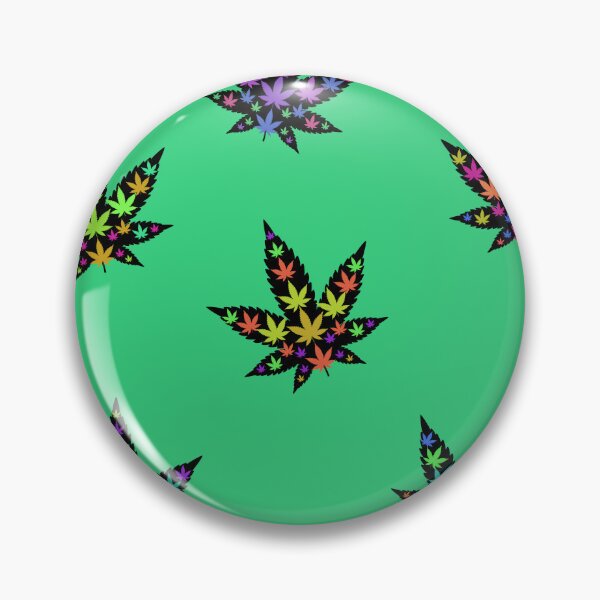 Item preview, Trippy Leaves sticker pack - Weed leaf design designed and sold by CabbageNClouds.