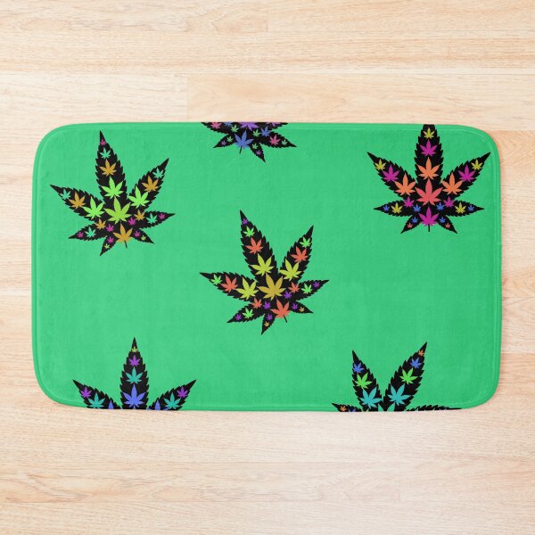 Item preview, Trippy Leaves sticker pack - Weed leaf design designed and sold by CabbageNClouds.