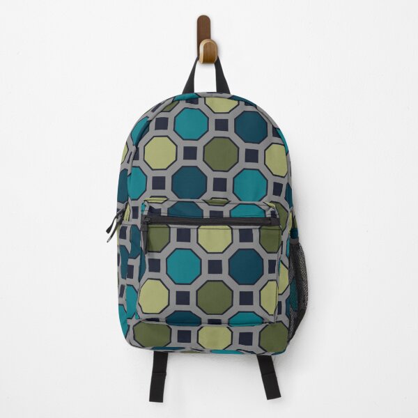Artikelvorschau, Hexagons and squares in green and blue entworfen und verkauft von FGCART.