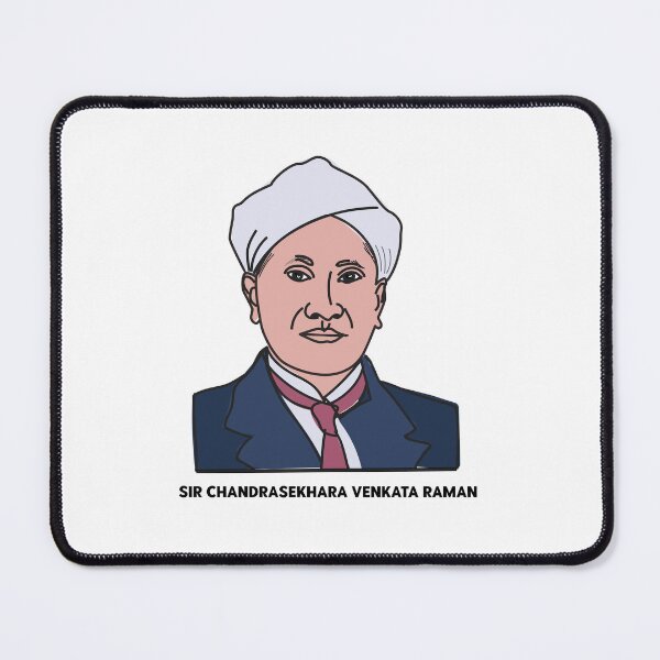 Item preview, C. V. Raman poster | C. V. Raman line drawing designed and sold by KARTICK DUTTA.