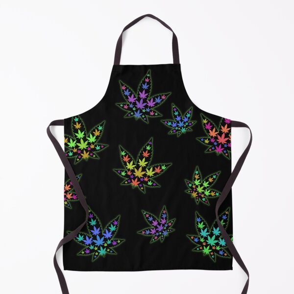 Item preview, Trippy Leaves pattern - Weed leaf design designed and sold by CabbageNClouds.
