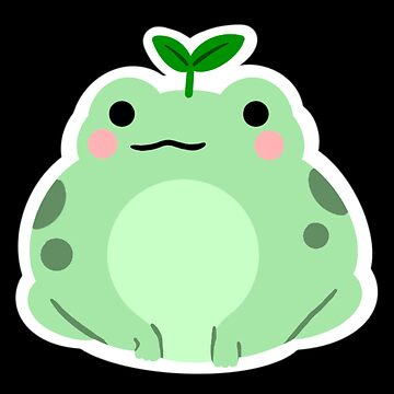 Artwork thumbnail, Kawaii Chub Leaf Frog by Shiro Fulton