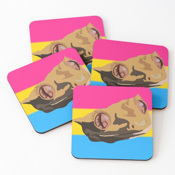 Item preview, Pansexual crested gecko designed and sold by LeahcarsArt.
