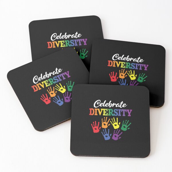Item preview, 'Celebrate Diversity' (Black) designed and sold by The Button Gal.