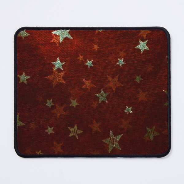 Item preview, Orange and Silver White Stars on Red designed and sold by Neil Feigeles.