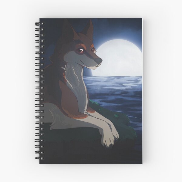 Item preview, Moon light bathing wolf designed and sold by Kristoffersson.