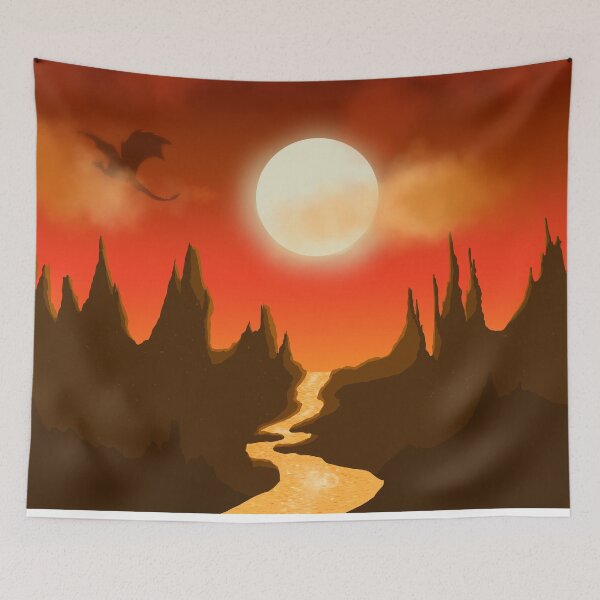 Item preview, Dragon Sunset Landscape designed and sold by CreativeArts Studio.