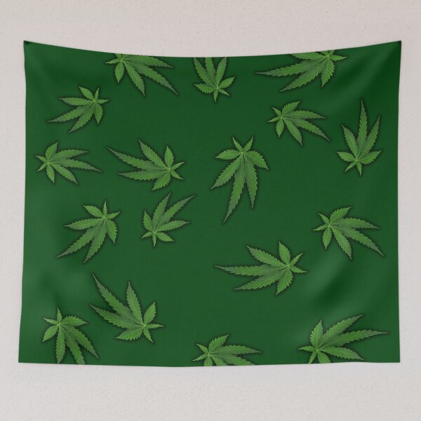Item preview, Pattern of Buds - Weed leaf design designed and sold by CabbageNClouds.