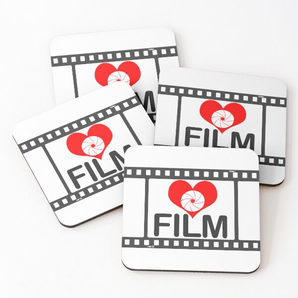 Item preview, Love Film, for the retro film photographer, film strip, analog film, for the film camera lover designed and sold by Hollyharry.