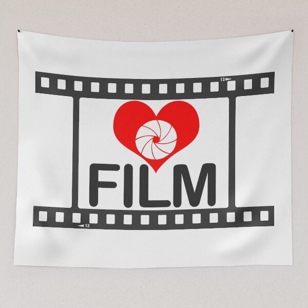 Item preview, Love Film, for the retro film photographer, film strip, analog film, for the film camera lover designed and sold by Hollyharry.