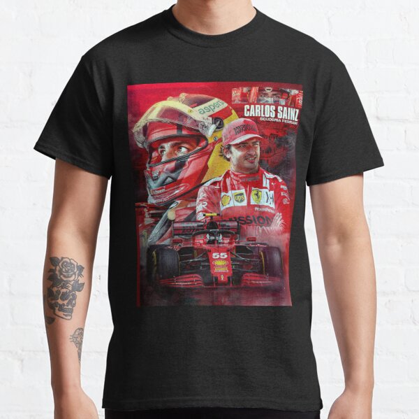  Scuderia Ferrari - 2023 Carlos Sainz Team T-Shirt - Men - Red -  Size: XS : Automotive