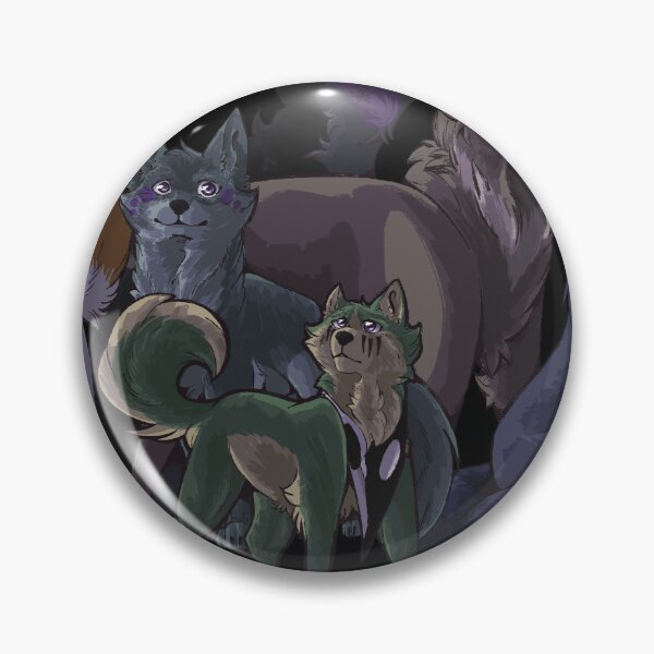Item preview, Group of wolves with purple eyes designed and sold by Kristoffersson.