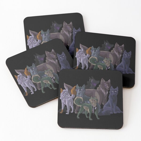 Item preview, Group of wolves with purple eyes designed and sold by Kristoffersson.
