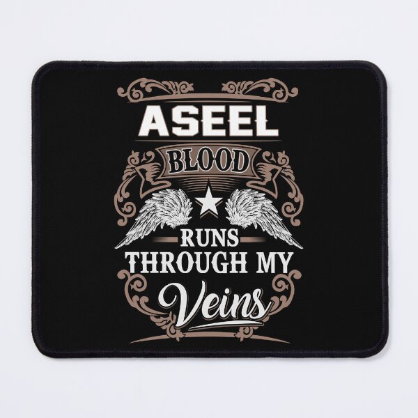 Artikelvorschau, Aseel Name T Shirt - Aseel Blood Runs Through My Veins Gift Item Tee entworfen und verkauft von rolandchel.