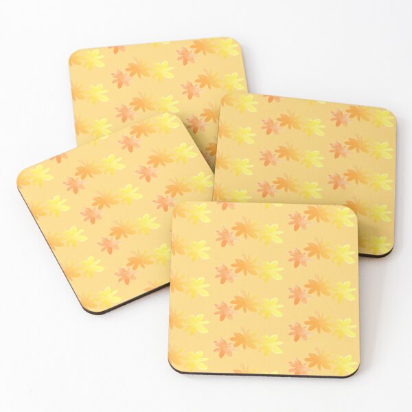 Item preview, abstract flowers | gold floral art | autumn gold flowers designed and sold by lausn.