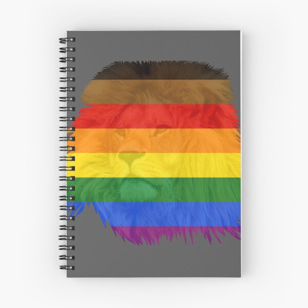 Item preview, Lion with Pride flag overlay, Pride 2022 designed and sold by 1DaisyChainLane.