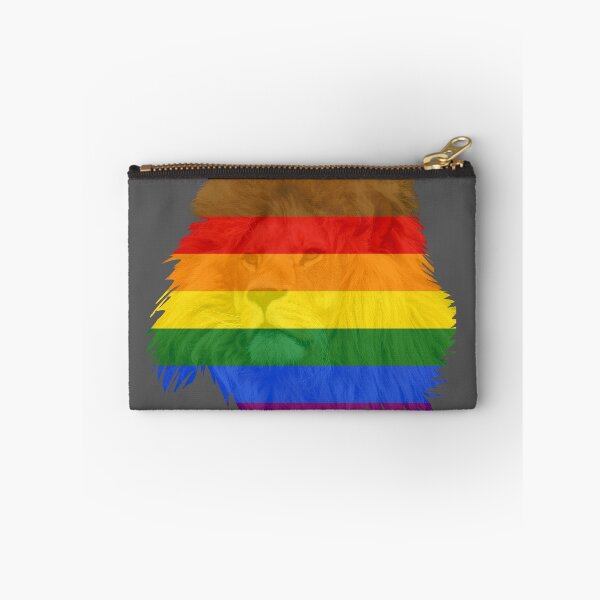 Item preview, Lion with Pride flag overlay, Pride 2022 designed and sold by 1DaisyChainLane.