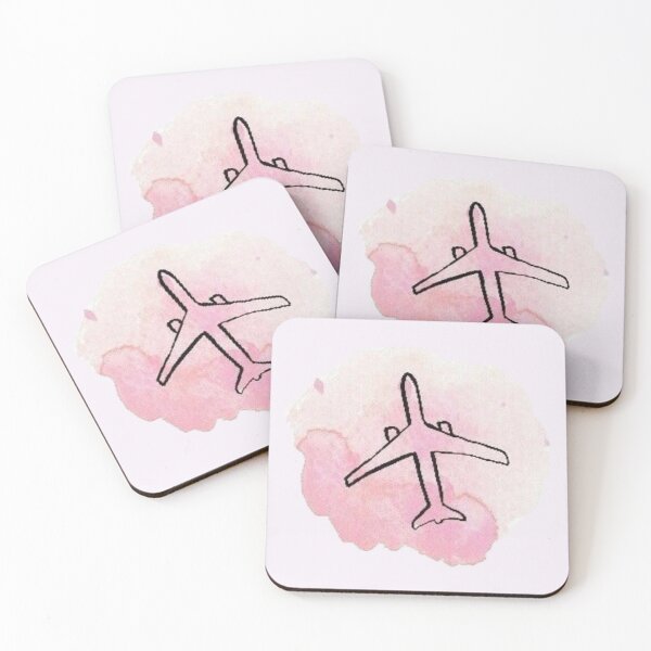 Item preview, Airplane -pink - travel  designed and sold by itsmemaytal.