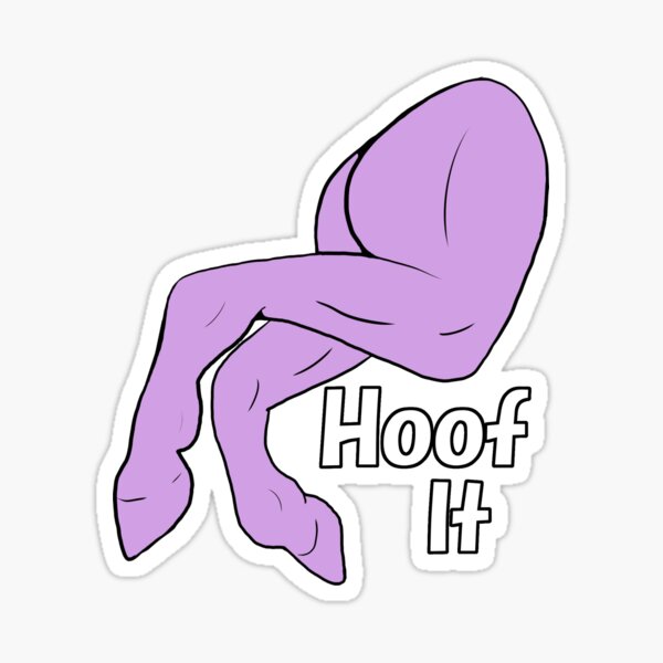 Sparkle Hoof It Sticker