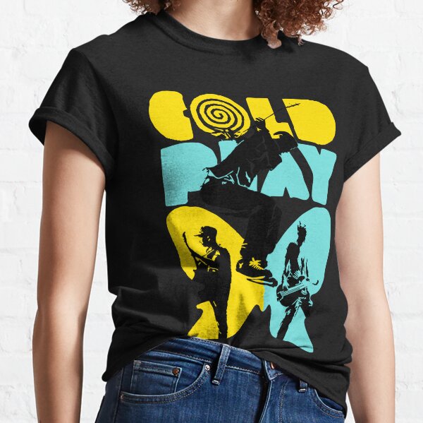 Time 4 Tee Coldplay Yellow Inspired Camiseta Parachutes It was All 90s Music GiG Martin 