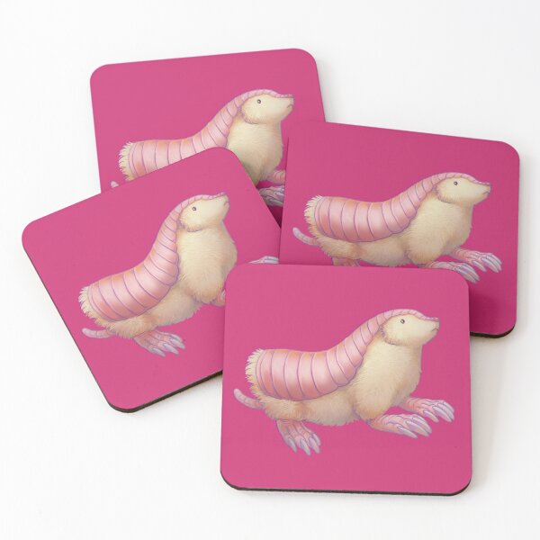 Item preview, Pink Fairy Armadillo designed and sold by Wagglezags.