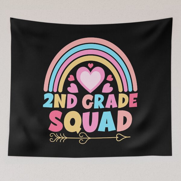 Item preview, 2nd Grade Squad Cute Rainbow Teacher Student Team Back To School T-shirt  designed and sold by KGN  CREATIVITY.