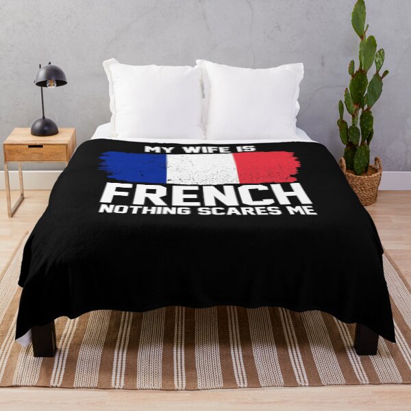 Item preview, My Wife is French Nothing Scares Me designed and sold by FanaticTee.