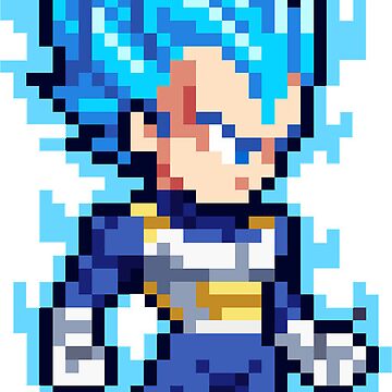 Super Saiyan Blue Evolution Vegeta Sticker – sevenstarperlers