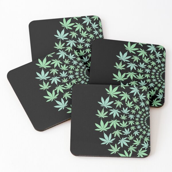 Item preview, Chronic black hole - Weed leaf design designed and sold by CabbageNClouds.