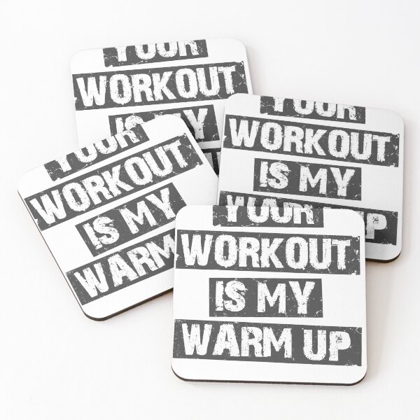Artikelvorschau, Your workout is my warm up entworfen und verkauft von polygrafix.