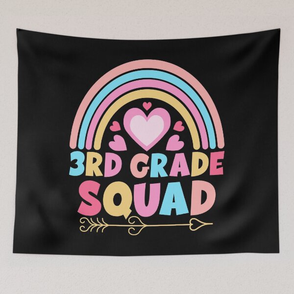 Item preview, 3rd Grade Squad Cute Rainbow Teacher Student Team Back To School T-shirt  designed and sold by KGN  CREATIVITY.
