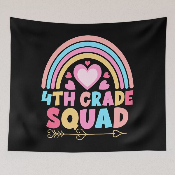 Item preview, 4th Grade Squad Cute Rainbow Teacher Student Team Back To School T-shirt  designed and sold by KGN  CREATIVITY.