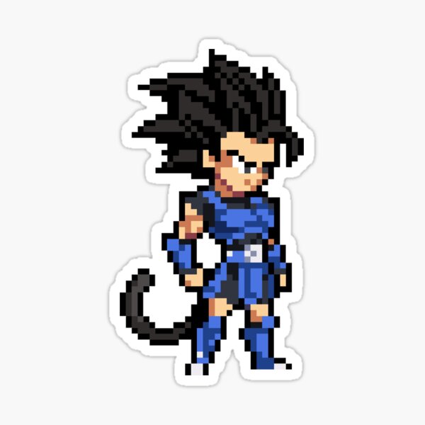 Shallot Super Saiyan Blue Pixel Edition | Sticker