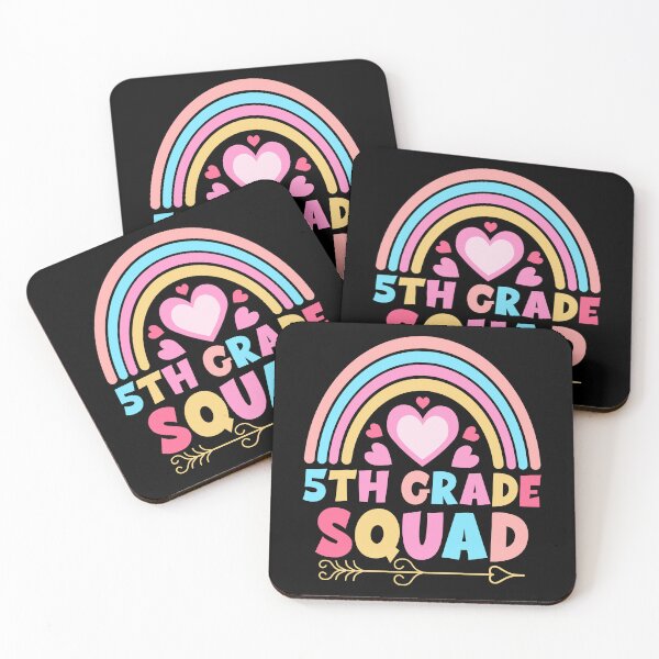 Item preview, 5th Grade Squad Cute Rainbow Teacher Student Team Back To School T-shirt  designed and sold by KGN  CREATIVITY.
