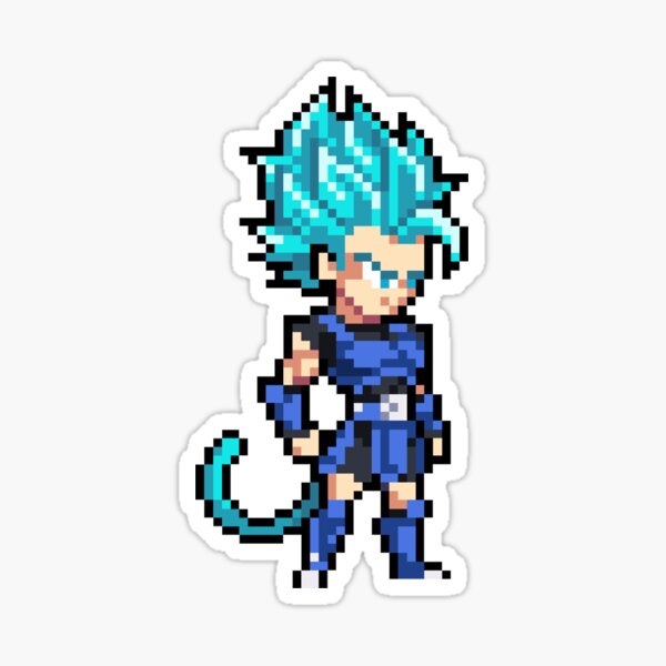 Shallot Super Saiyan Blue Pixel Edition | Sticker