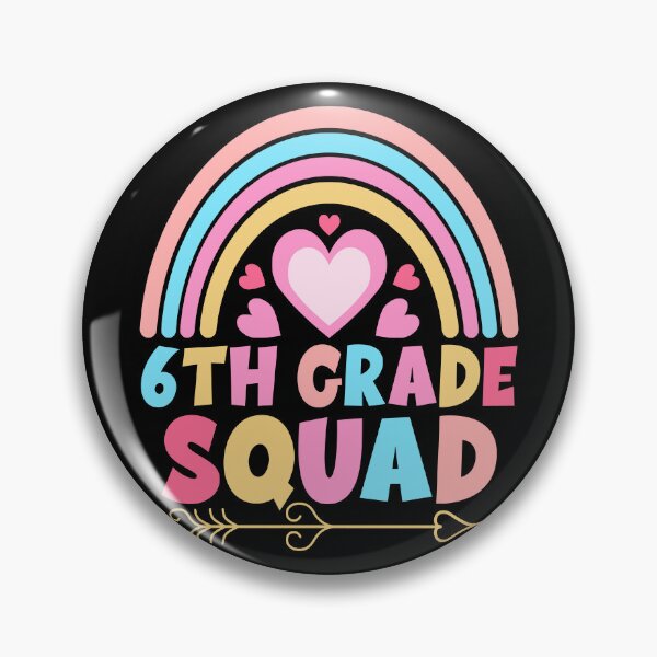 Item preview, 6th Grade Squad Cute Rainbow Teacher Student Team Back To School T-shirt  designed and sold by KGN  CREATIVITY.