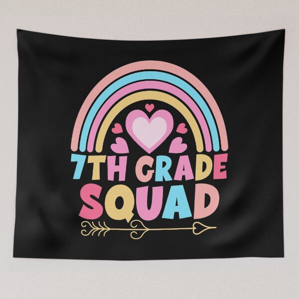Item preview, 7th Grade Squad Cute Rainbow Teacher Student Team Back To School T-shirt  designed and sold by KGN  CREATIVITY.