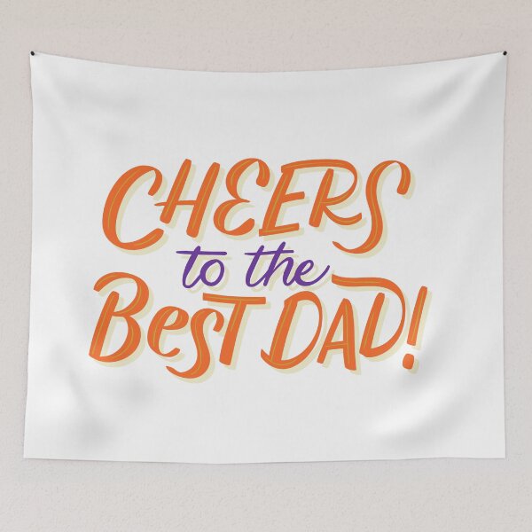Item preview, Cheers to the Best Dad designed and sold by ShopOfK.