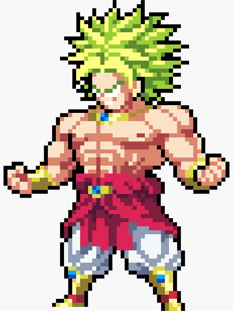 Shallot Super Saiyan Blue Pixel Edition | Sticker