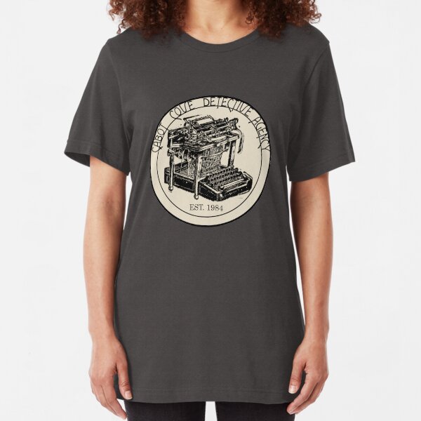 Cabot Cove Detective Agency Slim Fit T-Shirt