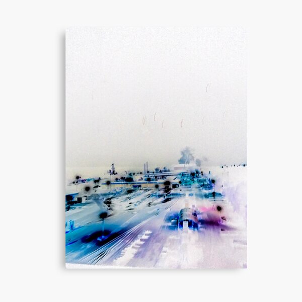 Blue Industry Canvas Print