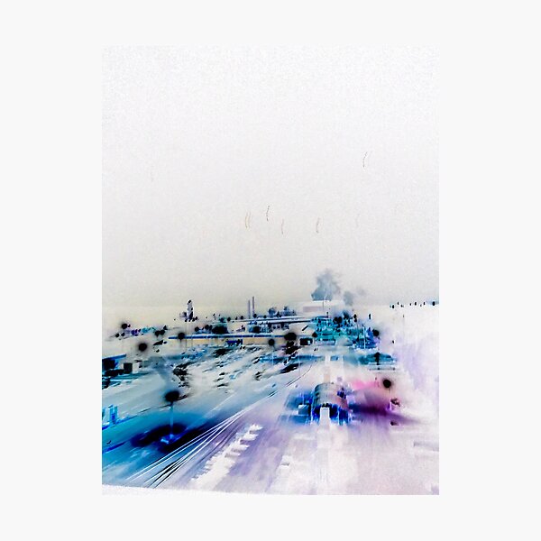 Blue Industry Photographic Print